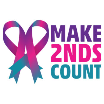 Make 2nds Count Logo V-Neck T-Shirt Design